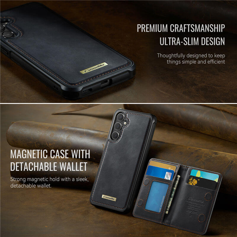 CaseMe Samsung Galaxy S23 FE 2-in-1 Magnetic Wallet Case