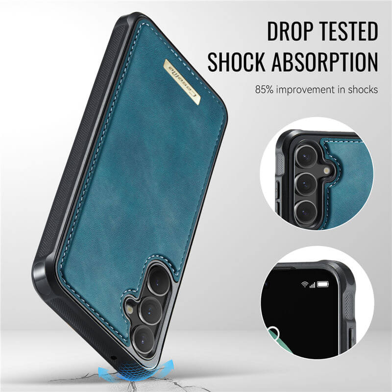 CaseMe Samsung Galaxy S23 FE 2-in-1 Magnetic Wallet Case