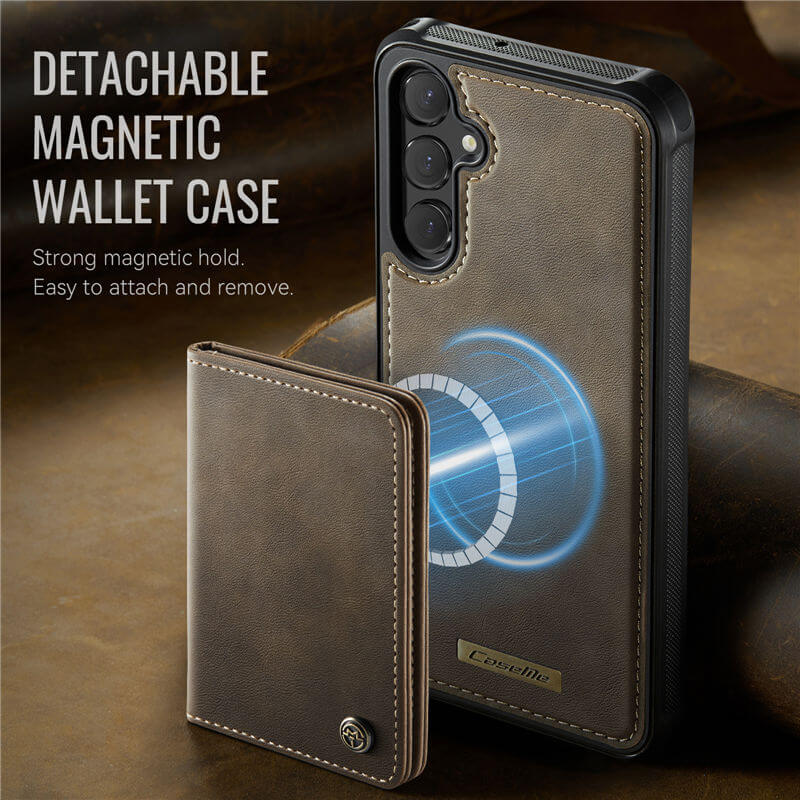 CaseMe Samsung Galaxy S23 FE 2-in-1 Magnetic Wallet Case