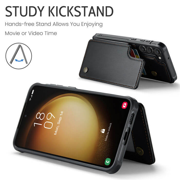 CaseMe Samsung Galaxy S23 Plus RFID Blocking Card Holder Case