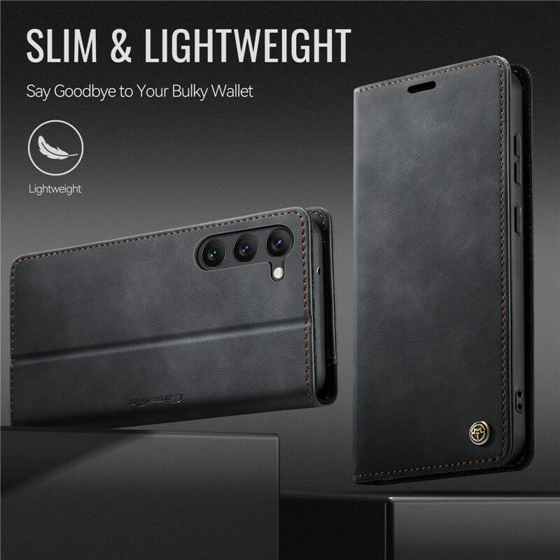 CaseMe Samsung Galaxy S23 Plus Magnetic Wallet Case with RFID Blocking