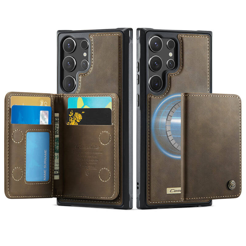 CaseMe Samsung Galaxy S23 Ultra 2-in-1 Magnetic Wallet Case