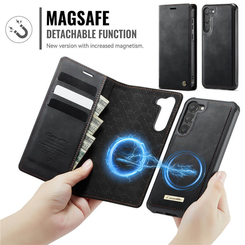 CaseMe Samsung Galaxy S23 Plus 2-in-1 MagSafe Wallet Case with RFID Blocking