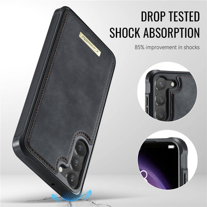 CaseMe Samsung Galaxy S23 Plus 2-in-1 Magnetic Wallet Case
