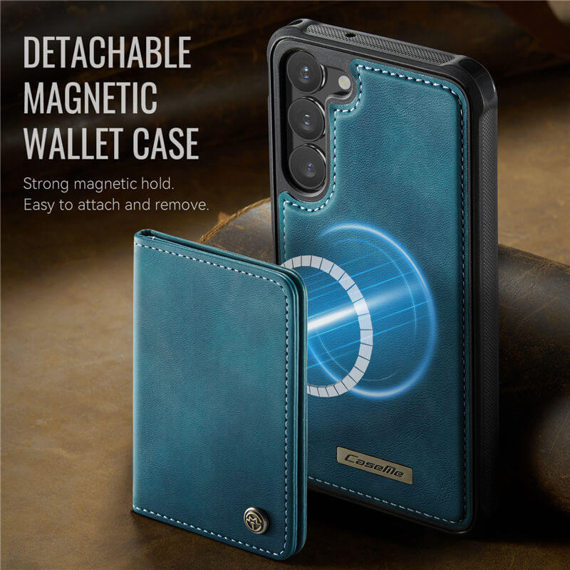 CaseMe Samsung Galaxy S23 Plus 2-in-1 Magnetic Wallet Case