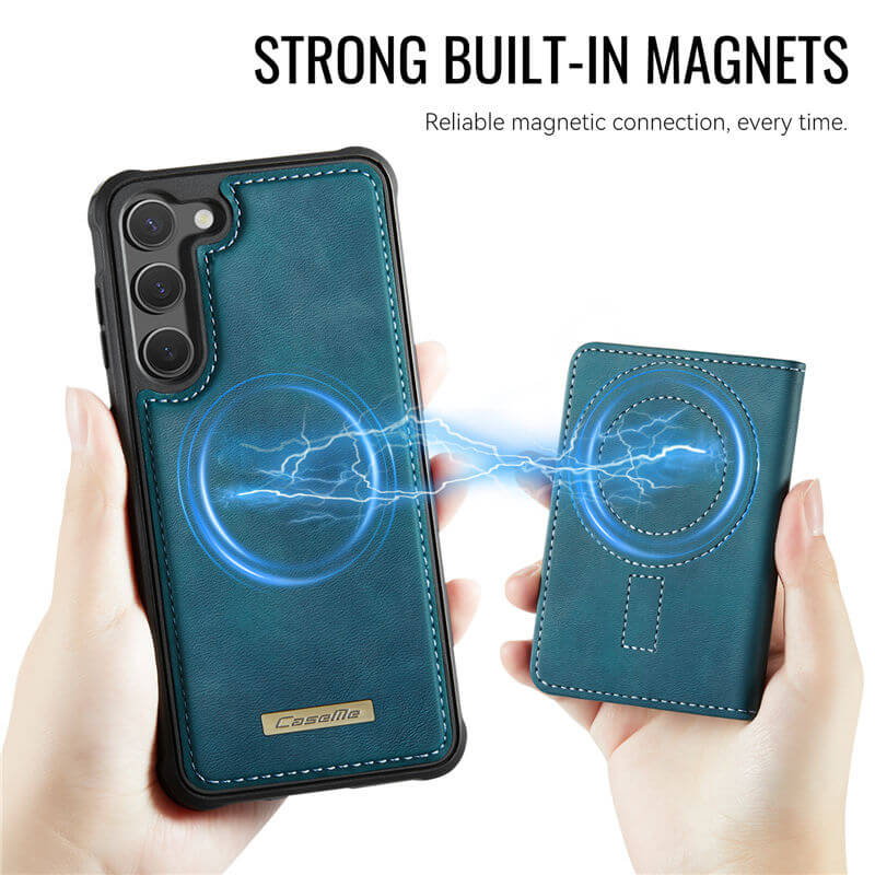 CaseMe Samsung Galaxy S23 Plus 2-in-1 Magnetic Wallet Case