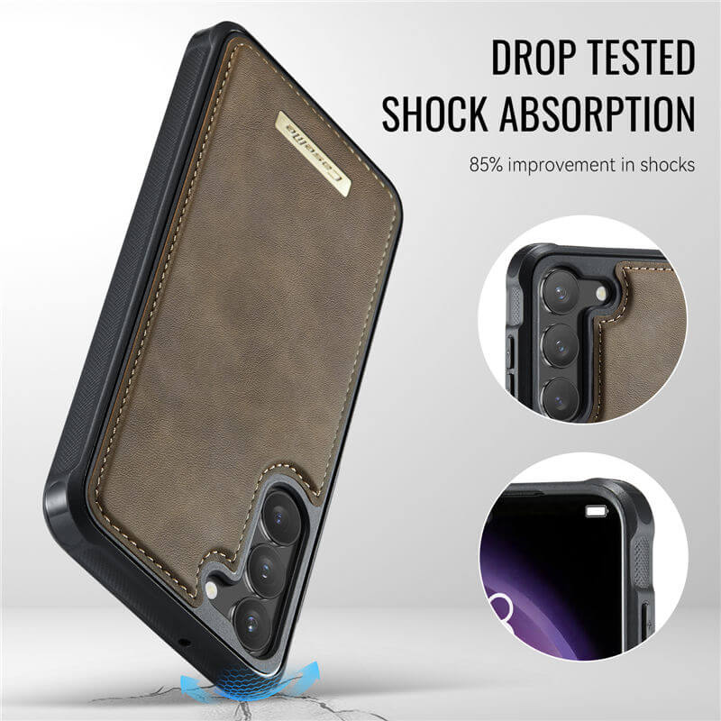 CaseMe Samsung Galaxy S23 Plus 2-in-1 Magnetic Wallet Case