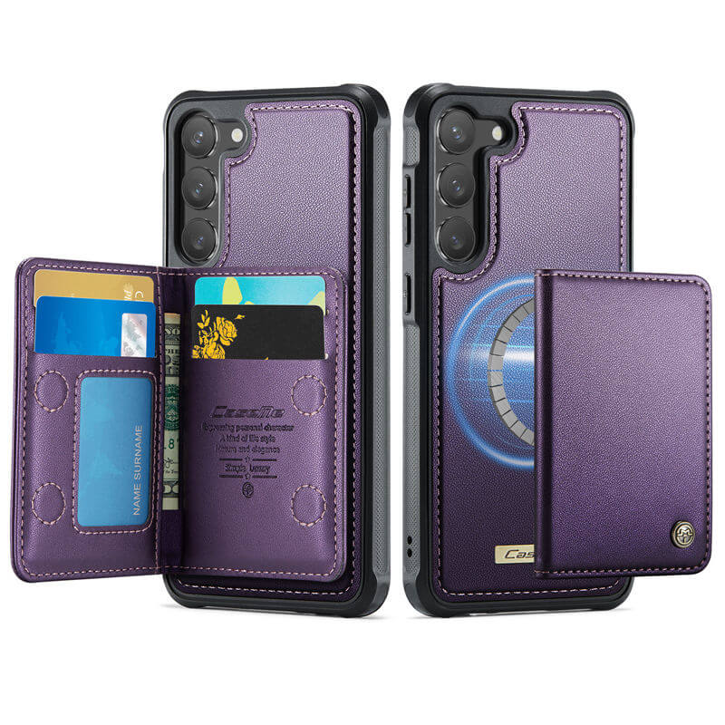 CaseMe Samsung Galaxy S23 2-in-1 Magnetic Wallet Case