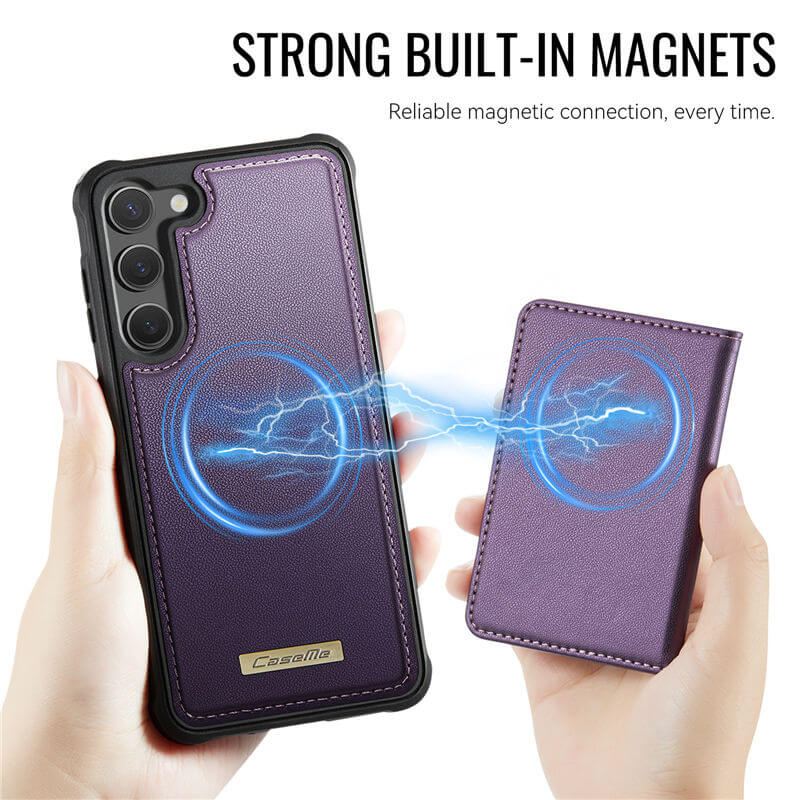 CaseMe Samsung Galaxy S23 2-in-1 Magnetic Wallet Case