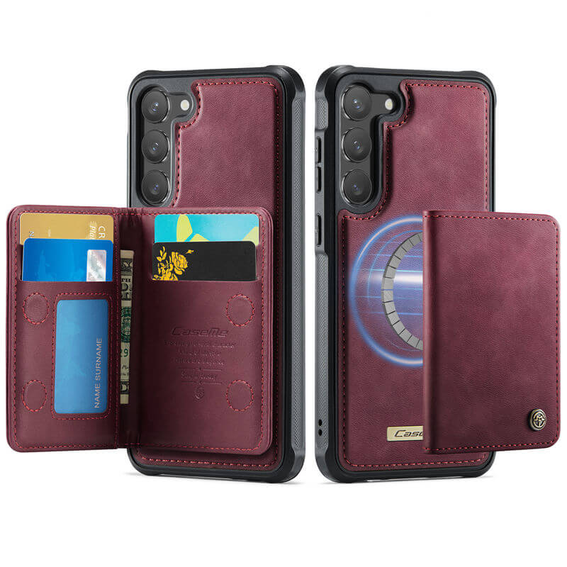 CaseMe Samsung Galaxy S23 Plus 2-in-1 Magnetic Wallet Case