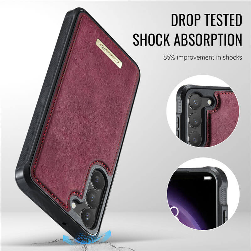 CaseMe Samsung Galaxy S23 Plus 2-in-1 Magnetic Wallet Case
