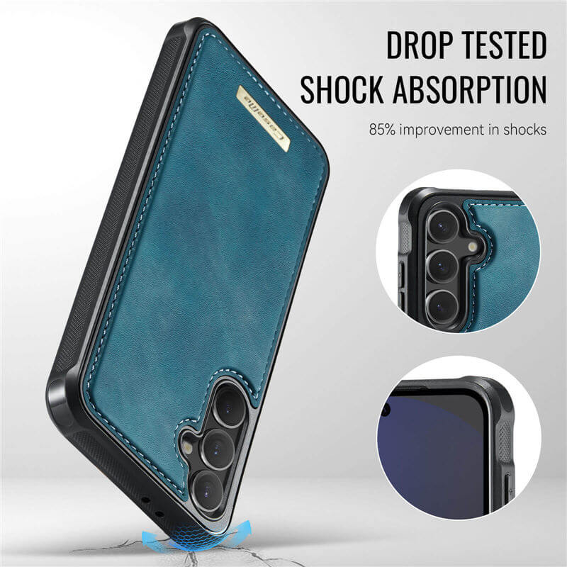 CaseMe Samsung Galaxy S24 FE 2-in-1 Magnetic Wallet Case