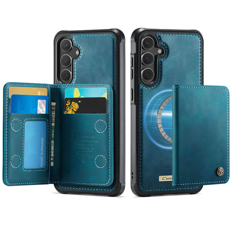 CaseMe Samsung Galaxy S25 2-in-1 Magnetic Wallet Case