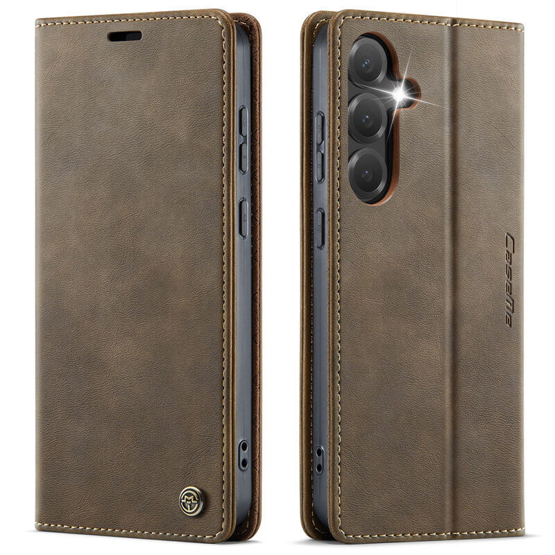 CaseMe Samsung Galaxy S25 Magnetic Wallet Case with RFID Blocking