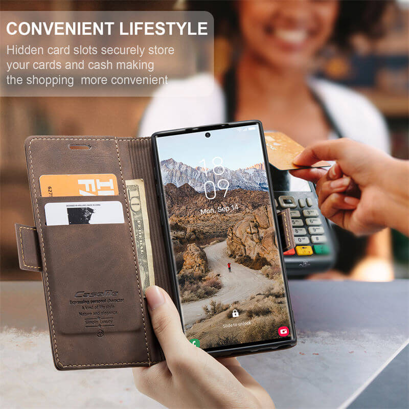 CaseMe Samsung Galaxy S24 Ultra Wallet Case