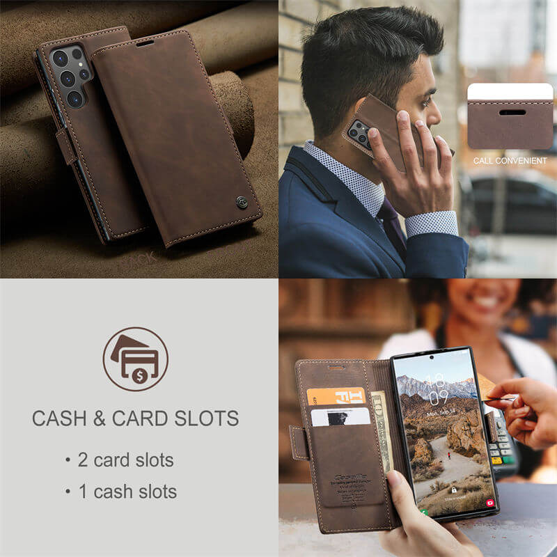 CaseMe Samsung Galaxy S24 Ultra Wallet Case