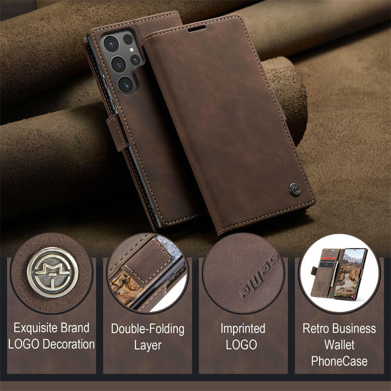 CaseMe Samsung Galaxy S24 Ultra Wallet Case