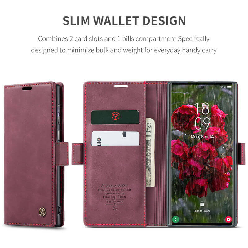 CaseMe Samsung Galaxy S24 Ultra Wallet Case