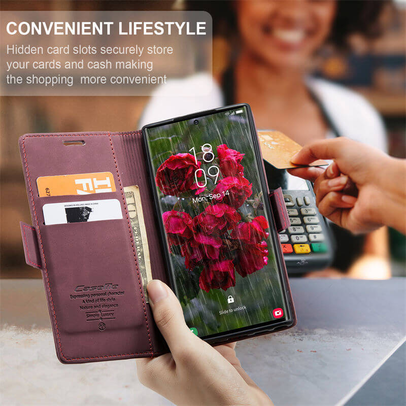 CaseMe Samsung Galaxy S24 Ultra Wallet Case