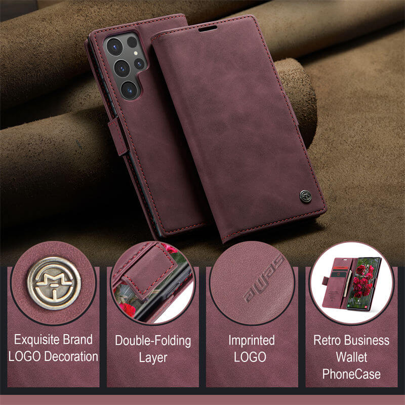 CaseMe Samsung Galaxy S24 Ultra Wallet Case