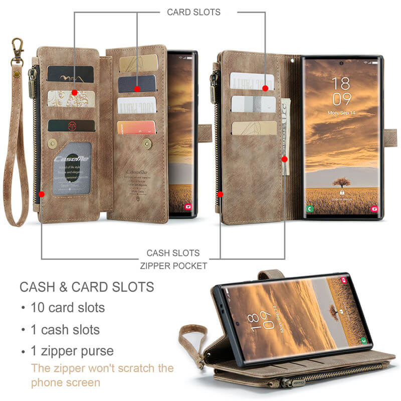 CaseMe Samsung Galaxy S24 Ultra Wallet Case