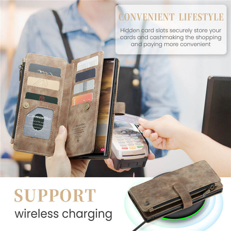 CaseMe Samsung Galaxy S24 Ultra Wallet Case