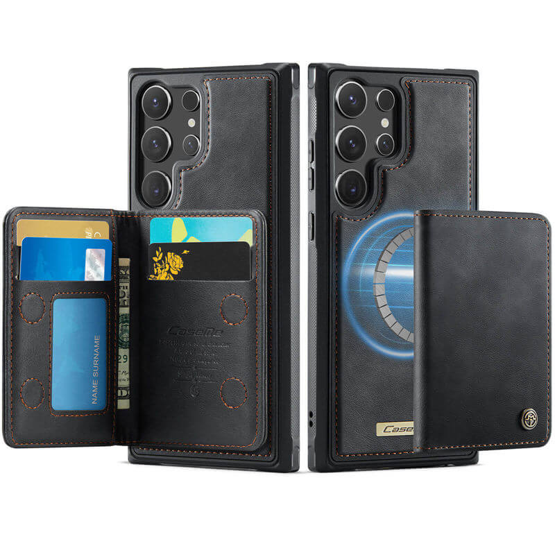 CaseMe Samsung Galaxy S24 Ultra 2-in-1 Magnetic Wallet Case