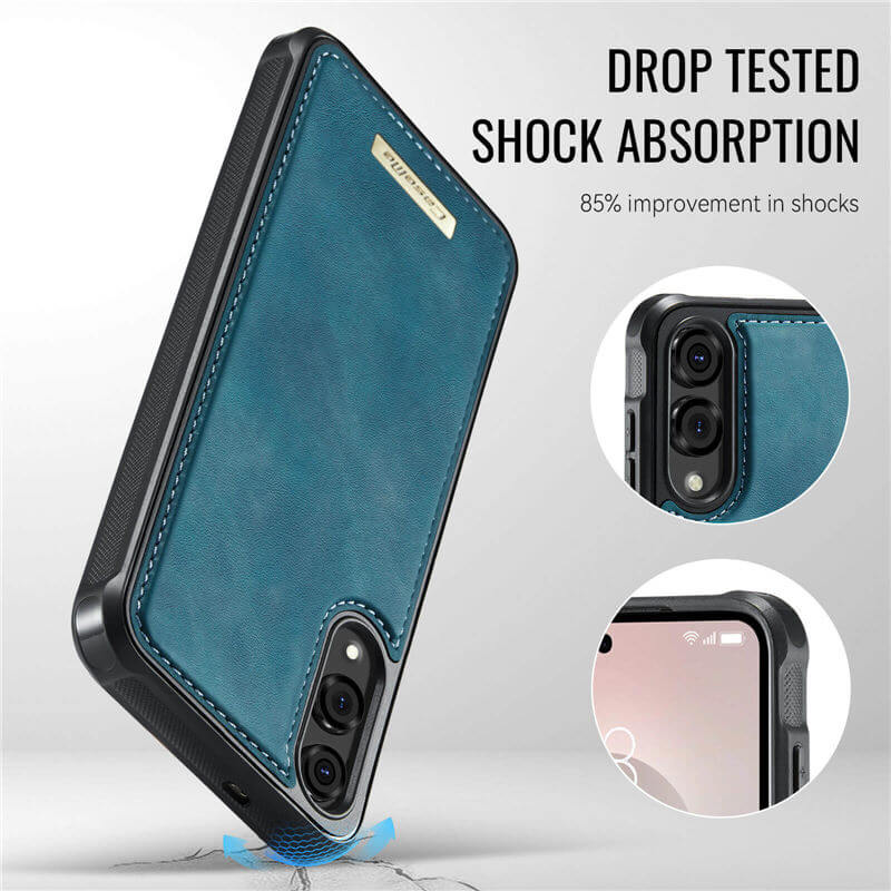 CaseMe Samsung Galaxy S25 Edge 2-in-1 Magnetic Wallet Case