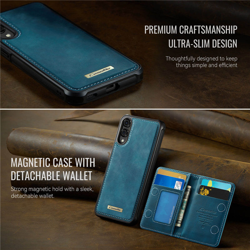 CaseMe Samsung Galaxy S25 Edge 2-in-1 Magnetic Wallet Case