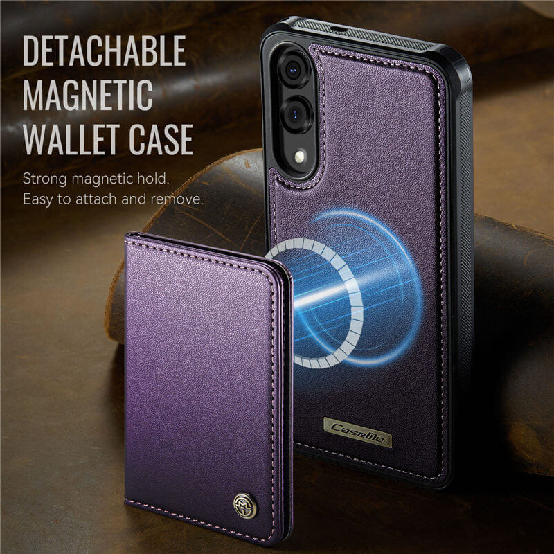 CaseMe Samsung Galaxy S25 Edge 2-in-1 Magnetic Wallet Case