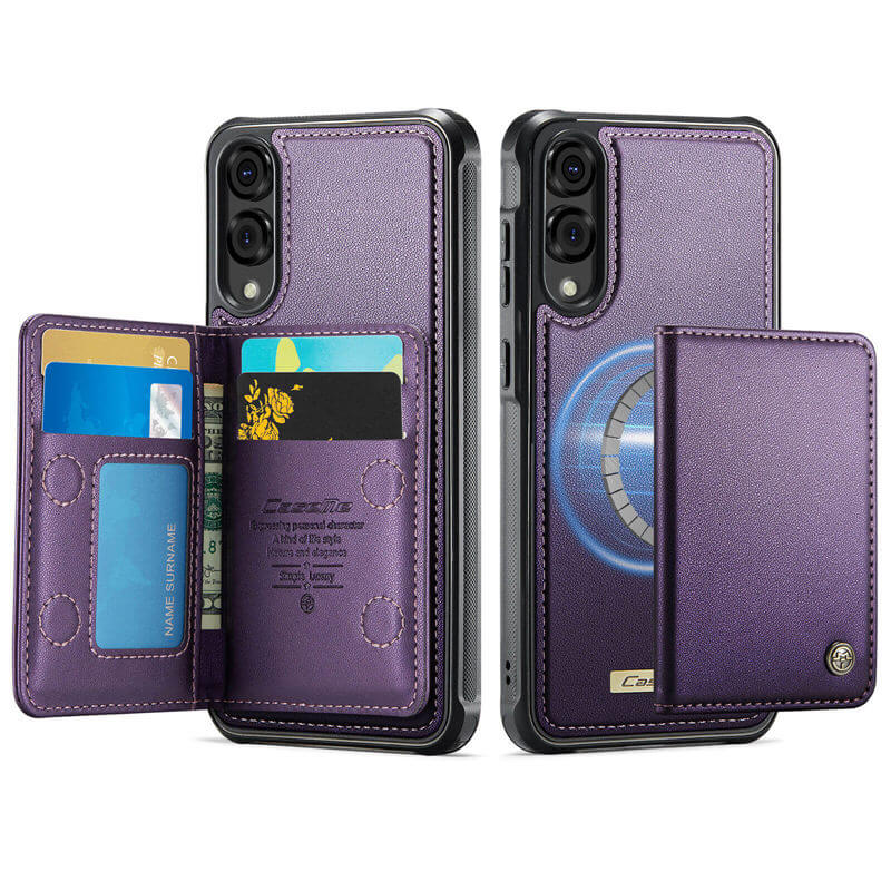 CaseMe Samsung Galaxy S25 Edge 2-in-1 Magnetic Wallet Case
