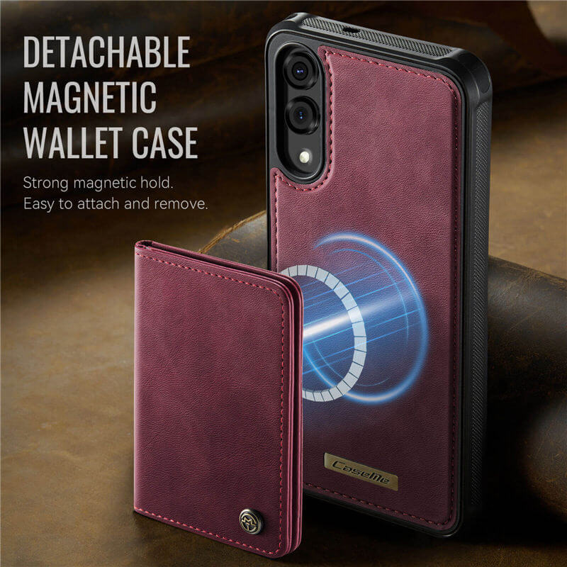 CaseMe Samsung Galaxy S25 Edge 2-in-1 Magnetic Wallet Case