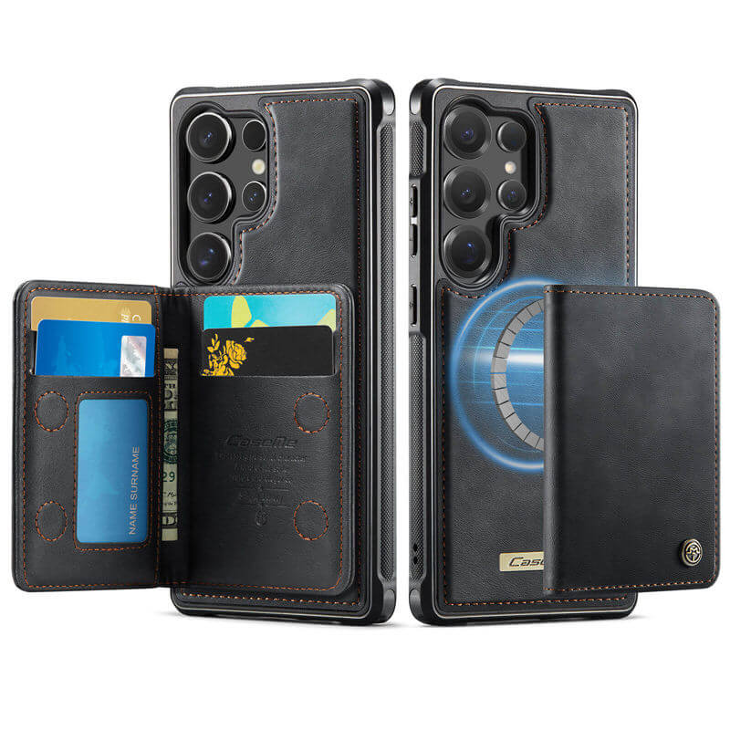 CaseMe Samsung Galaxy S25 Ultra 2-in-1 Magnetic Wallet Case