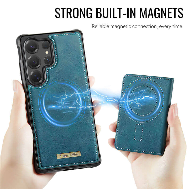 CaseMe Samsung Galaxy S25 Ultra 2-in-1 Magnetic Wallet Case