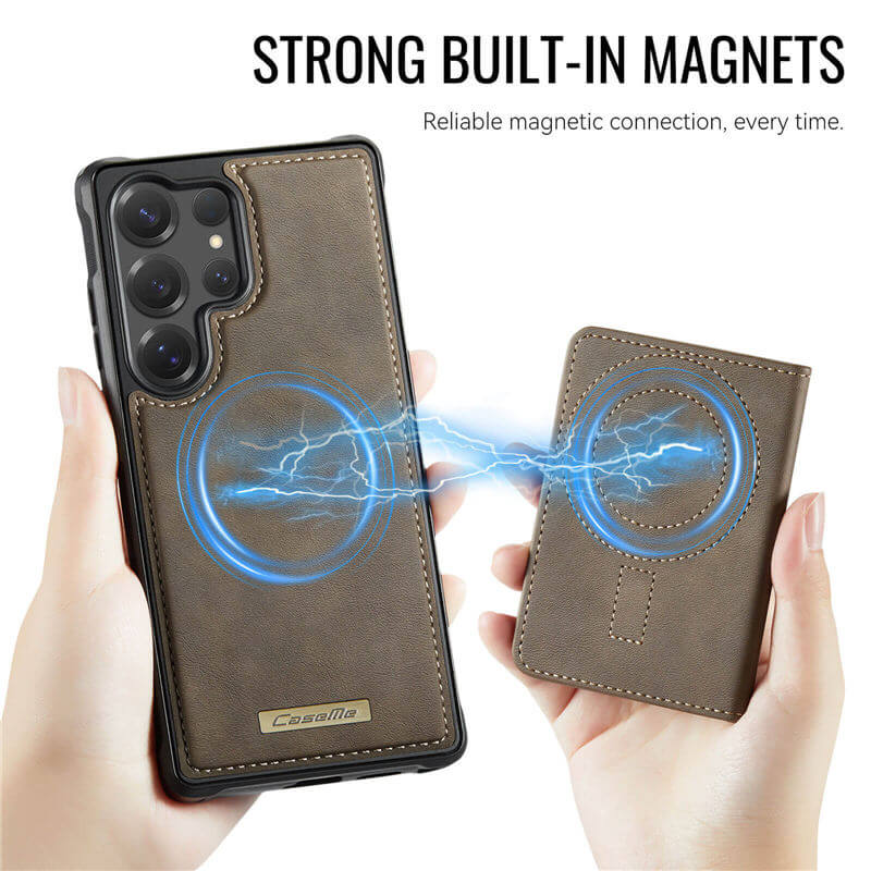 CaseMe Samsung Galaxy S25 Ultra 2-in-1 Magnetic Wallet Case