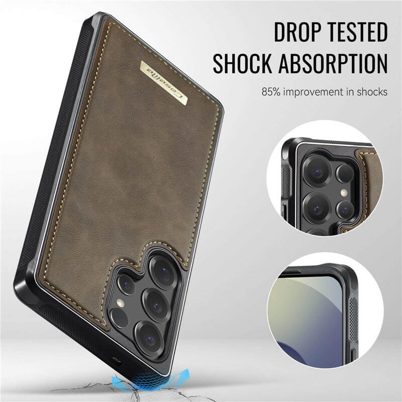 CaseMe Samsung Galaxy S25 Ultra 2-in-1 Magnetic Wallet Case