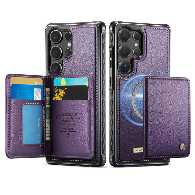 CaseMe Samsung Galaxy S25 Ultra 2-in-1 Magnetic Wallet Case