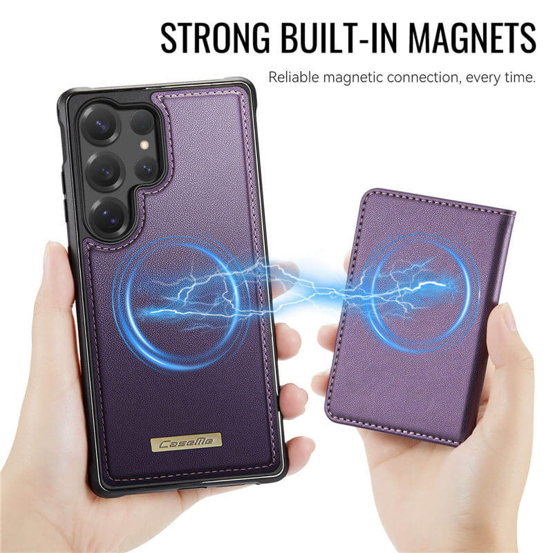 CaseMe Samsung Galaxy S25 Ultra 2-in-1 Magnetic Wallet Case