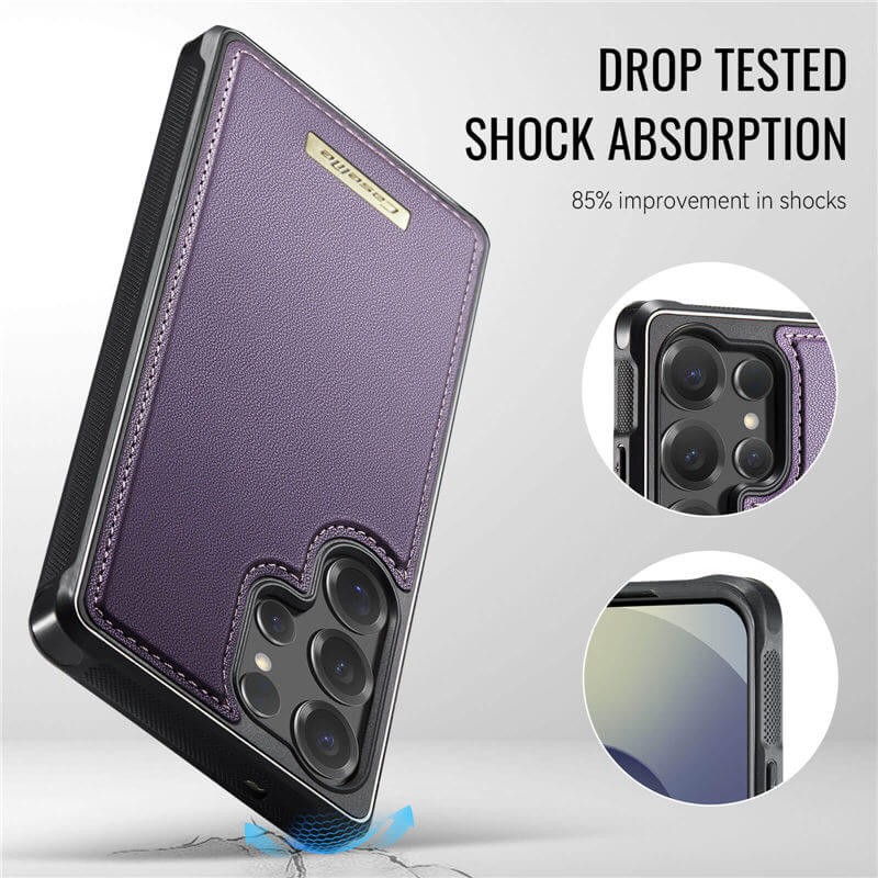 CaseMe Samsung Galaxy S25 Ultra 2-in-1 Magnetic Wallet Case