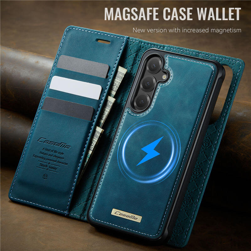 CaseMe Samsung Galaxy S24 Plus 2-in-1 MagSafe Wallet Case with RFID Blocking