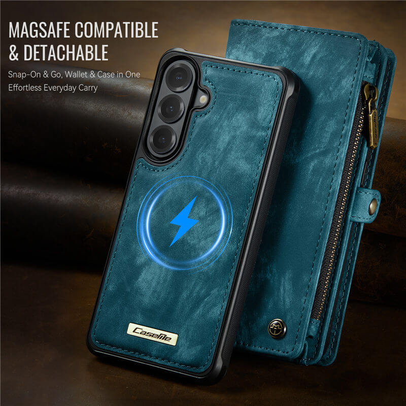CaseMe Samsung Galaxy S26 Plus 2-in-1 Magnetic RFID Wallet Case