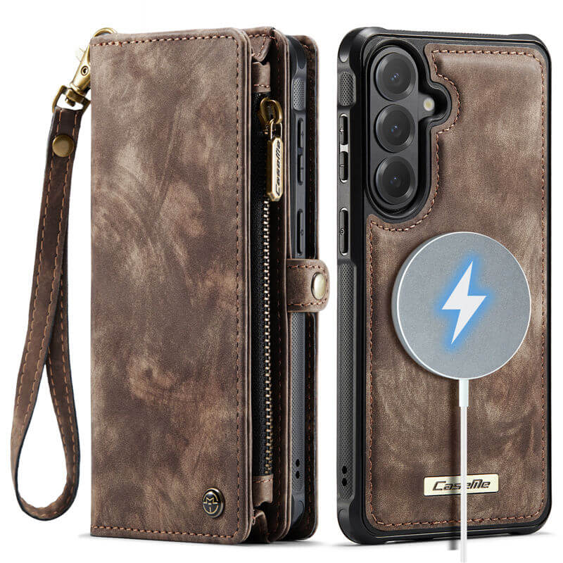 CaseMe Samsung Galaxy S26 2-in-1 Magnetic RFID Wallet Case