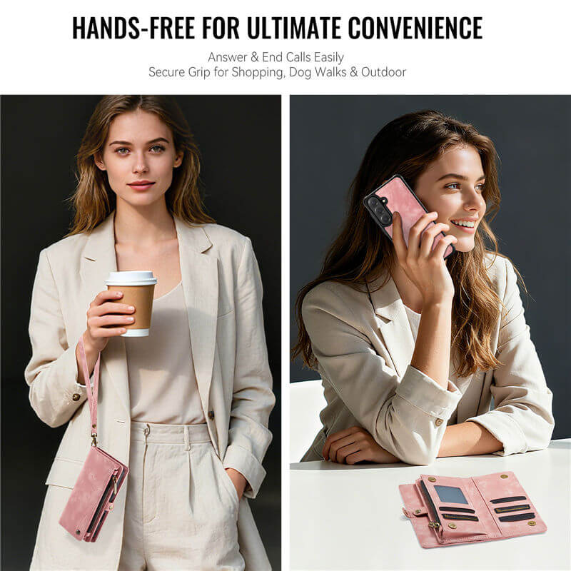 CaseMe Samsung Galaxy S26 2-in-1 Magnetic RFID Wallet Case