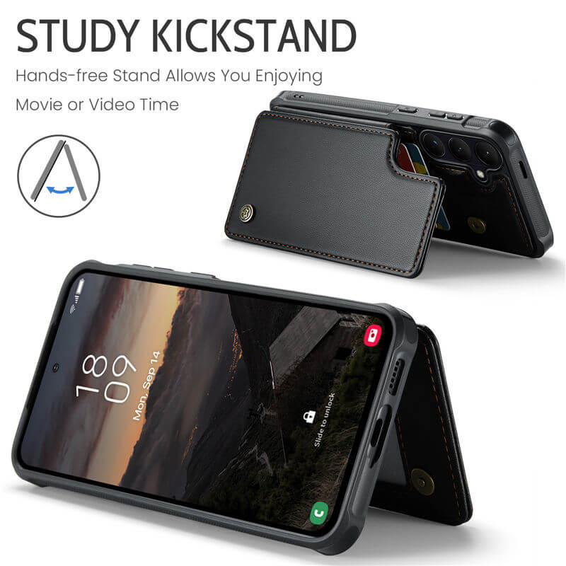 CaseMe Samsung Galaxy S26 Plus RFID Blocking Card Holder Case