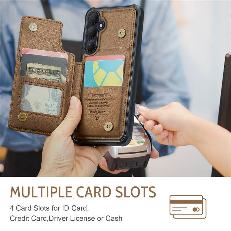 CaseMe Samsung Galaxy S26 Plus RFID Blocking Card Holder Case