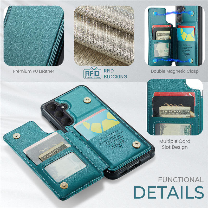 CaseMe Samsung Galaxy S26 Plus RFID Blocking Card Holder Case