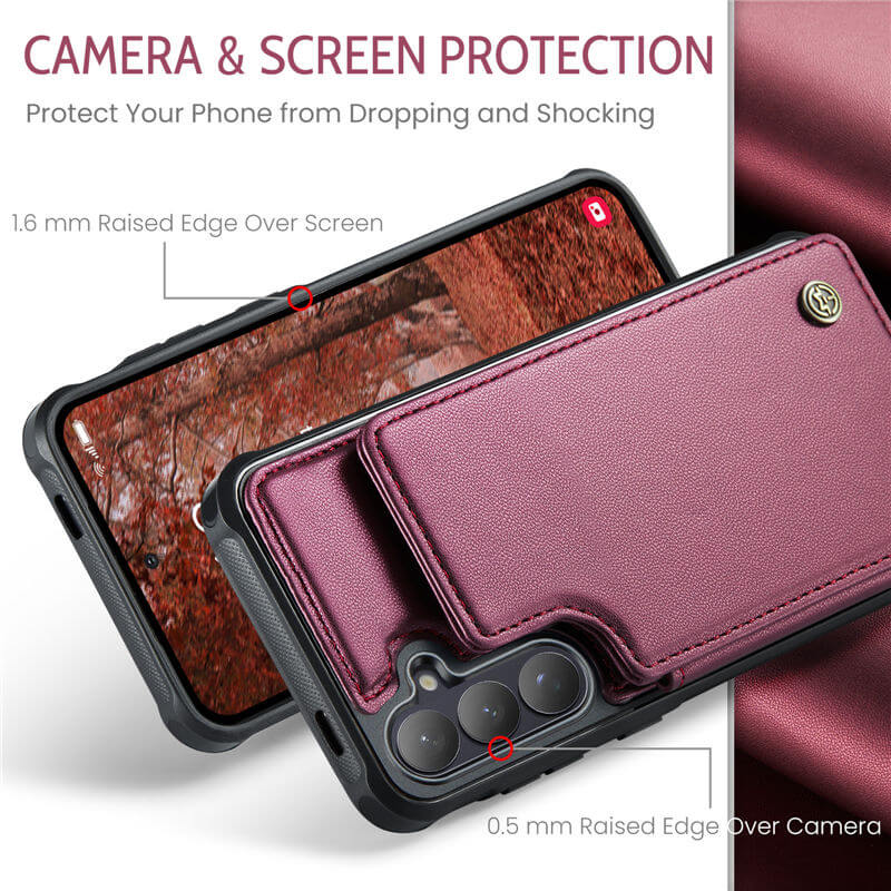 CaseMe Samsung Galaxy S26 Plus RFID Blocking Card Holder Case