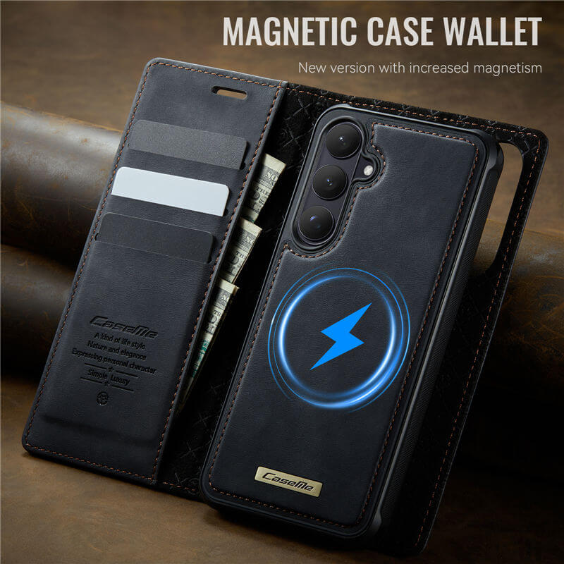CaseMe Samsung Galaxy S26 2-in-1 Magnetic Wallet Case