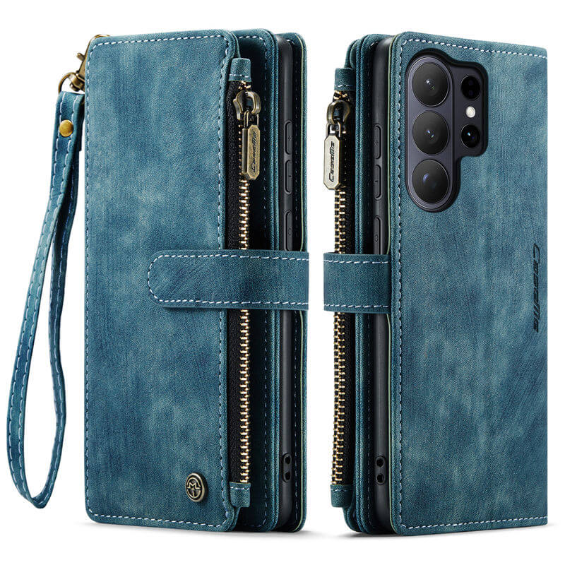 CaseMe Samsung Galaxy S26 Ultra Wallet Case with 10 Card Slots, Zipper Pocket & Wireless Charging