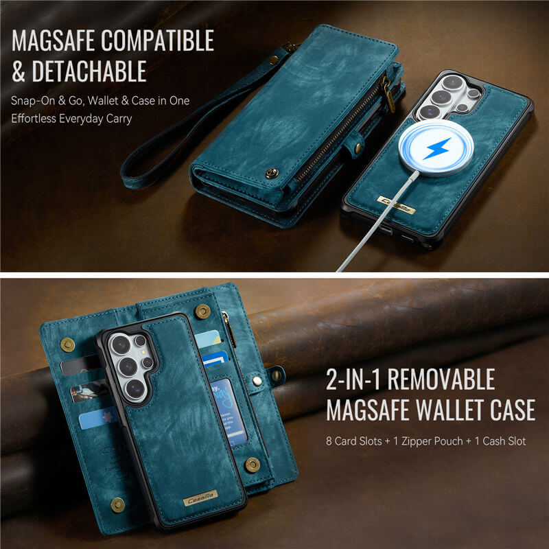 CaseMe Samsung Galaxy S26 Ultra 2-in-1 Magnetic RFID Wallet Case